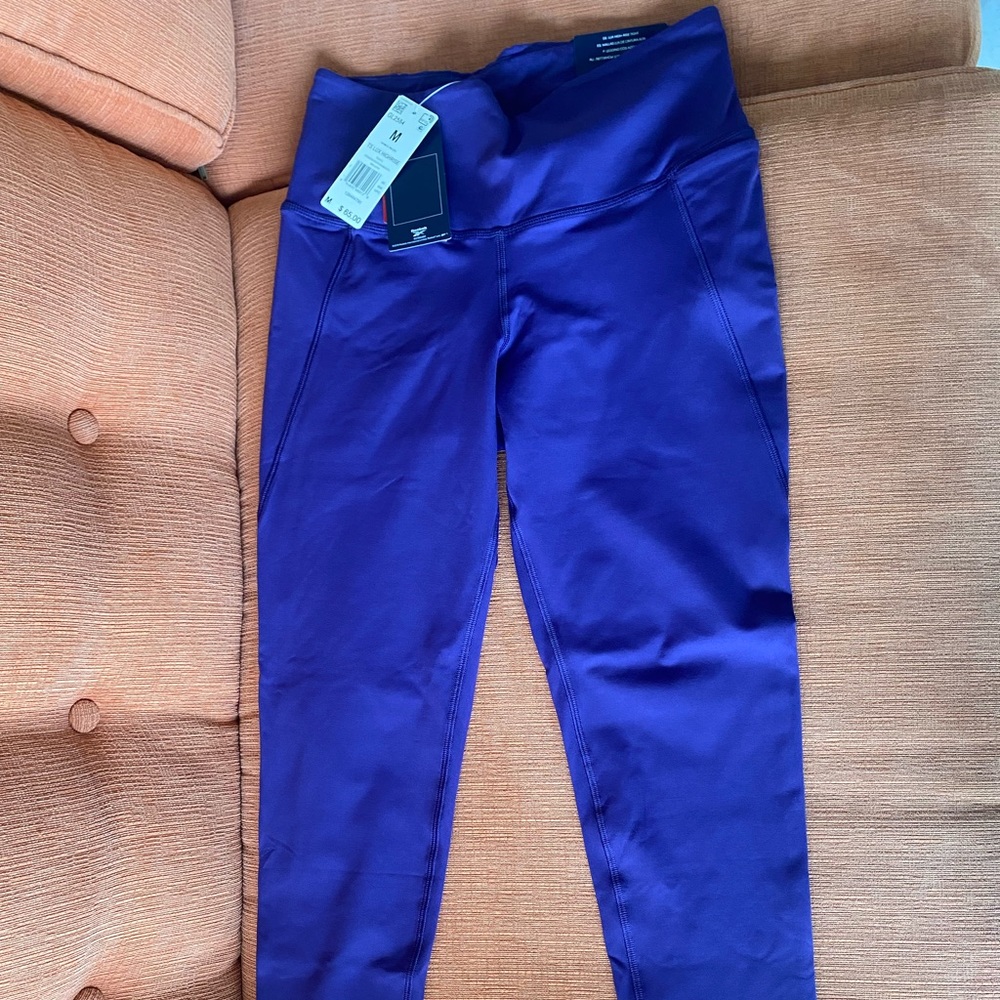 Purple reebook leggins